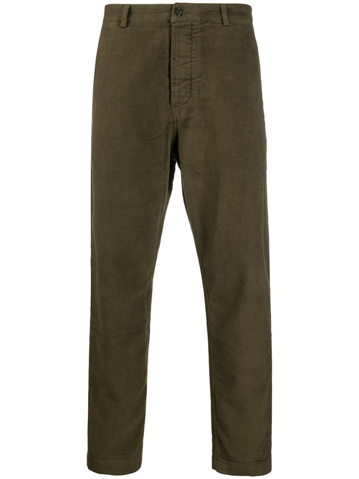 Universal Works Moleskin Chinos - Green