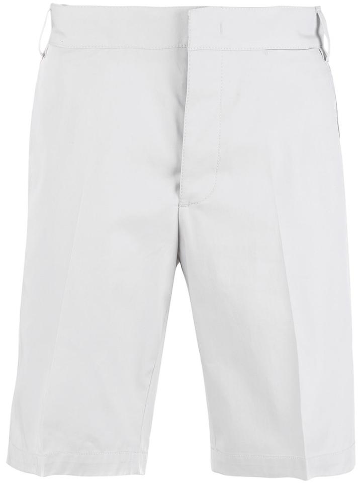 Lanvin Chino Shorts, Men's, Size: 50, Grey, Cotton