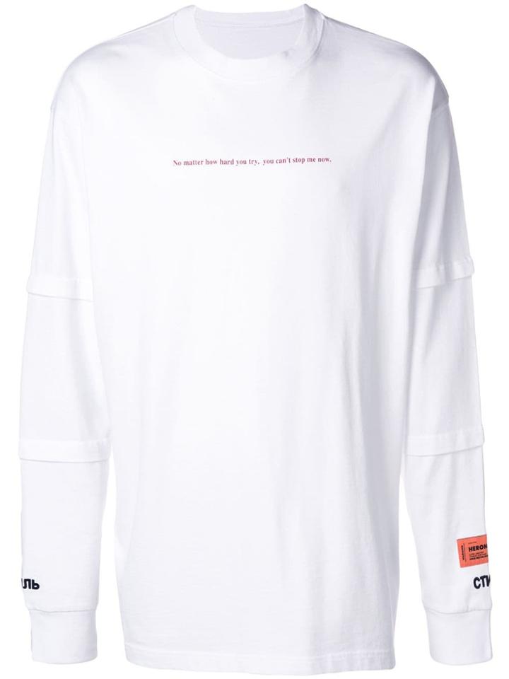 Heron Preston Loose Fitted Sweatshirt - White
