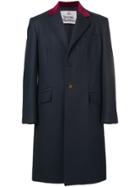 Vivienne Westwood Classic Single-breasted Coat - Blue