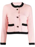 Chanel Pre-owned 1990's Collarless Tweed Jacket - Pink