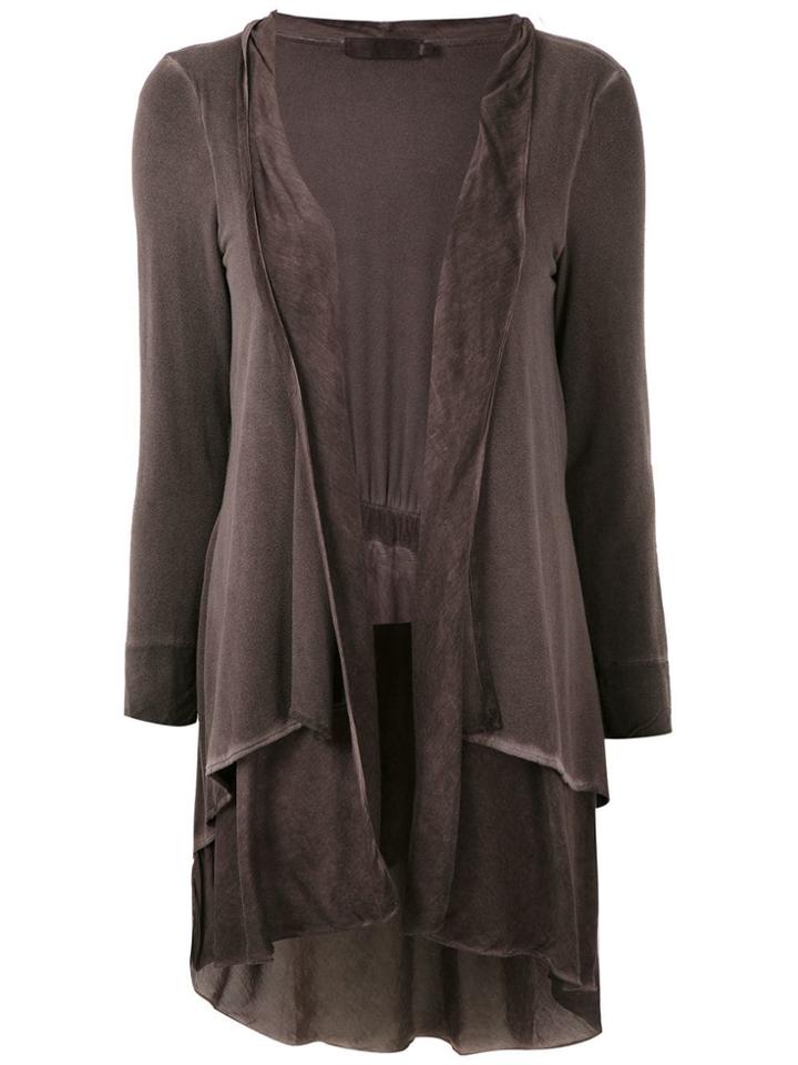 Mara Mac Layered Cardigan - Brown