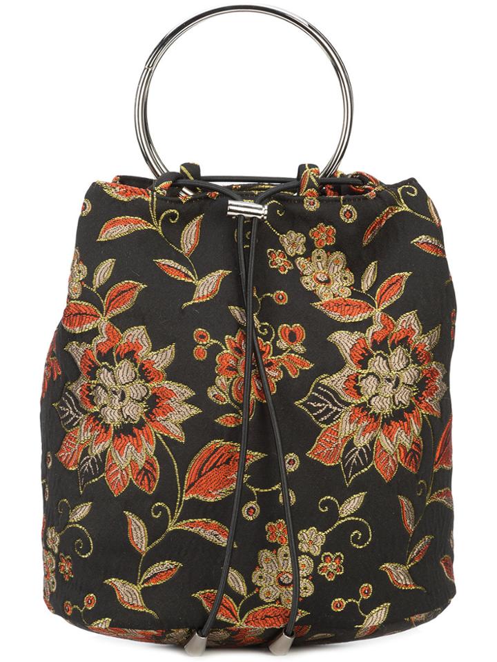 Nomia Drawcord Bucket Bag - Black