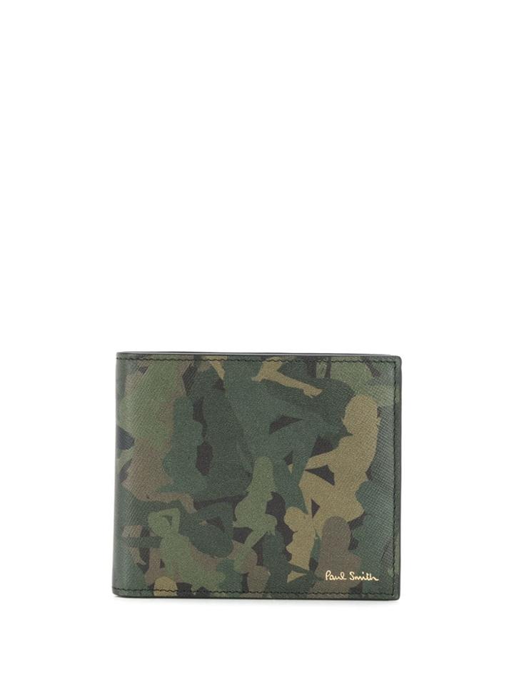 Paul Smith Naked Lady Camouflage Wallet - Green