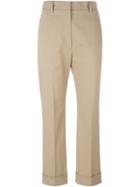 Jil Sander 'vinicio' Trousers, Women's, Size: 38, Nude/neutrals, Cotton/spandex/elastane