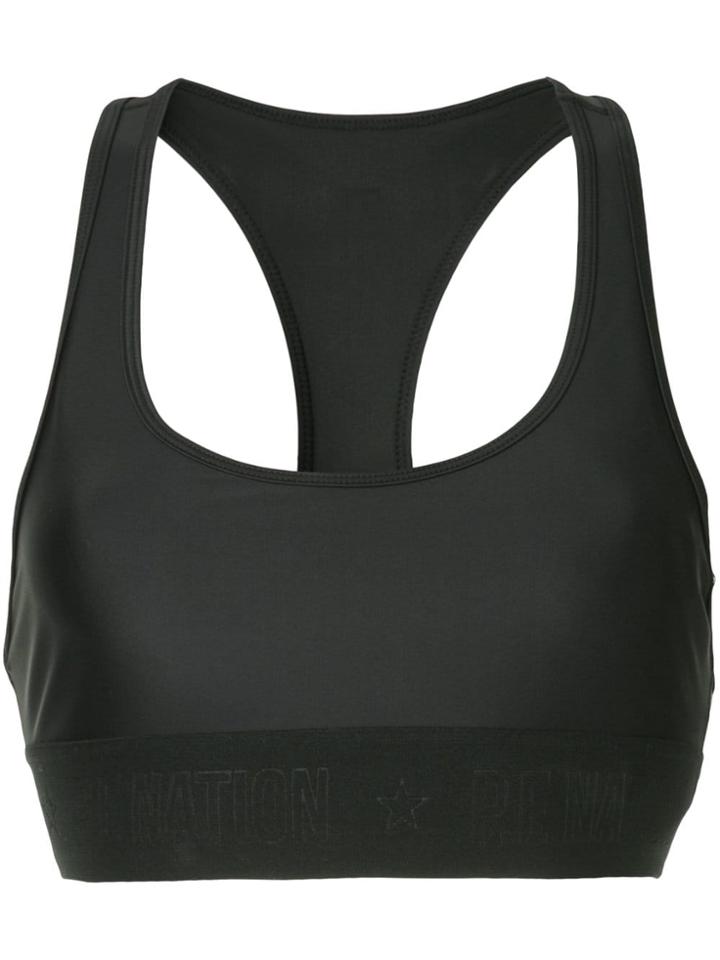 P.e Nation Vault Crop Top - Black