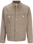 Monkey Time Clash Denim Jacket, Men's, Size: M, Nude/neutrals, Cotton/polyurethane