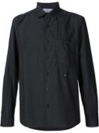 Stone Island Embroidered Detail Button Down Shirt