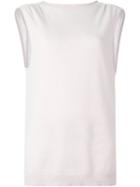 Alexander Mcqueen V-back Knit Top, Women's, Size: Xs, Nude/neutrals, Cashmere