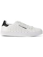 Plein Sport Perforated Detailing Lace-up Sneakers - White