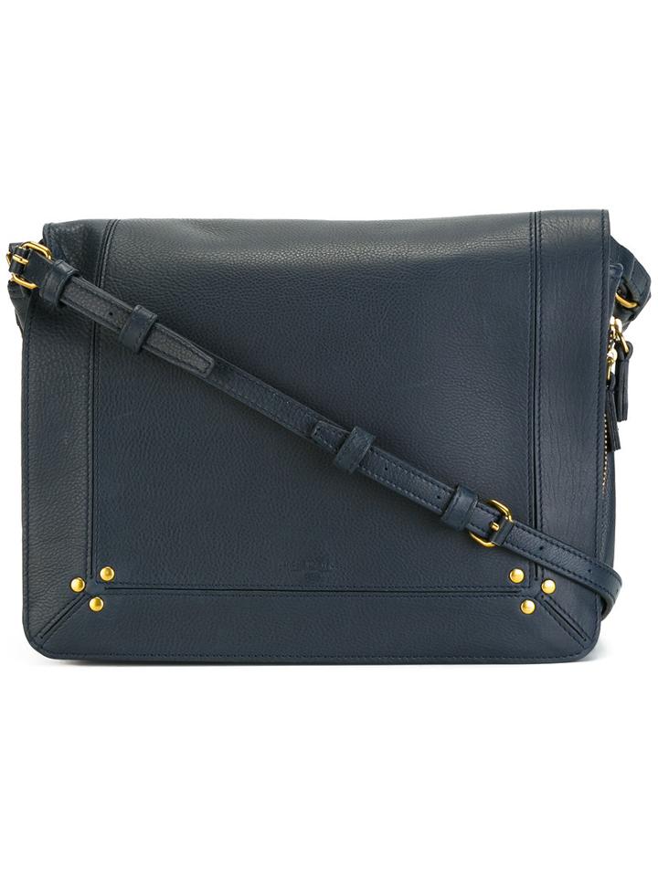 Jérôme Dreyfuss Igorve Crossbody Bag, Women's, Blue, Leather