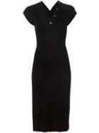 Jean Paul Gaultier Vintage Cap Sleeve Dress, Women's, Size: S, Black
