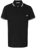 Versace Jeans Embroidered Polo Shirt - Black
