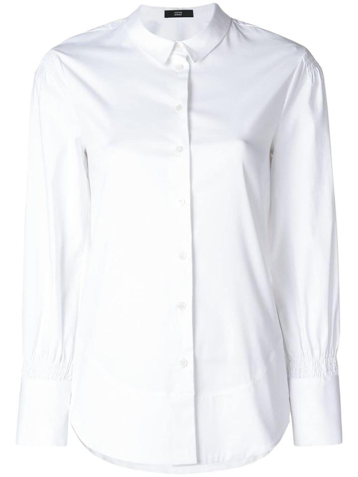 Steffen Schraut Gathered Cuffs Shirt - White