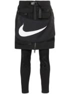 Nike X Mmw Logo Towel Utility Skirt - Black