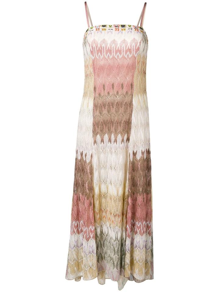 Missoni Patterned Evening Dress - Neutrals