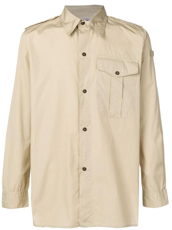 Walter Van Beirendonck Pre-owned Rear Print Shirt - Neutrals
