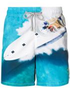Mc2 Saint Barth Speedboat Print Swim Shorts - Multicolour