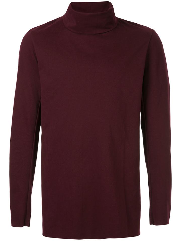 Kazuyuki Kumagai Knitted Roll-neck Sweater - Pink & Purple