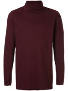 Kazuyuki Kumagai Knitted Roll-neck Sweater - Pink & Purple