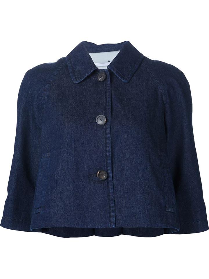 Rosetta Getty Cropped Denim Jacket