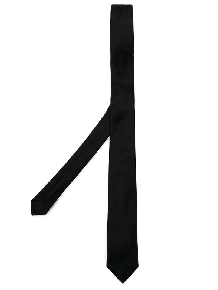 Saint Laurent Narrow Tie - Black