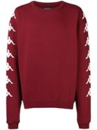 Kappa Logo Sleeve Sweatshirt - Red