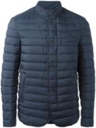 Herno Padded Jacket, Men's, Size: 52, Blue, Polyamide/polyester/polyurethane