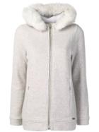 Woolrich Zipped-up Coat - Grey