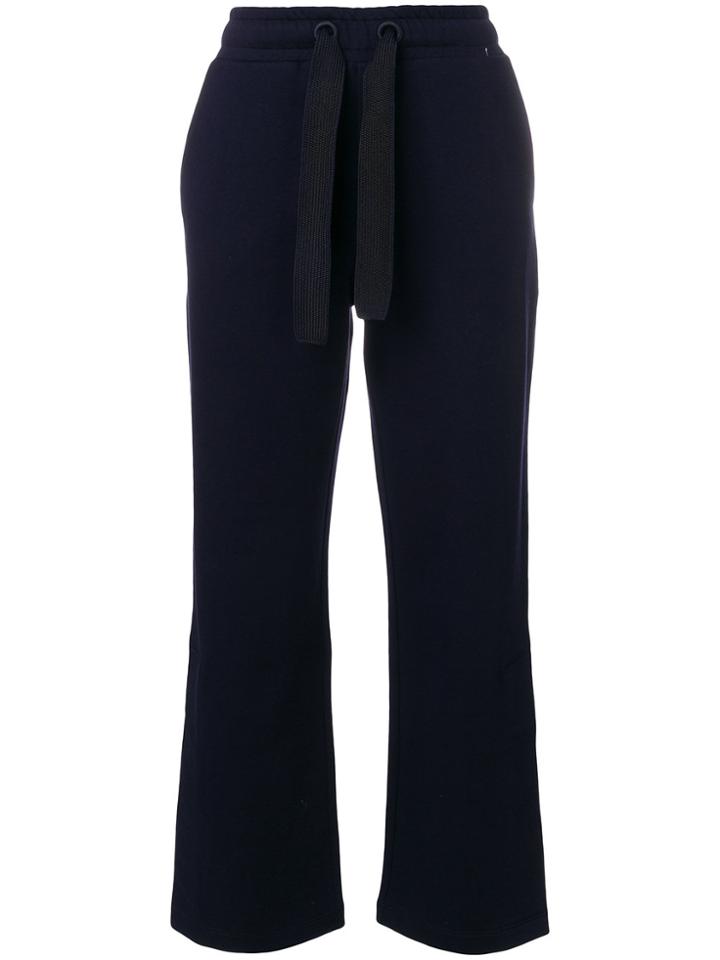 Moncler Drawstring Flared Trousers - Blue