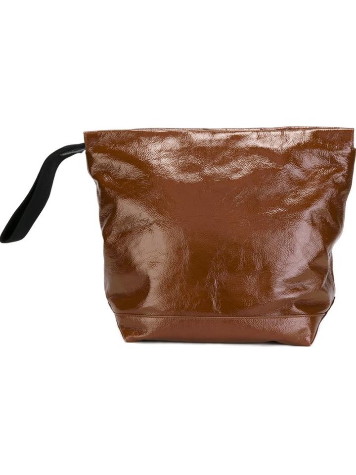 Marni 'bundle' Clutch, Women's, Brown