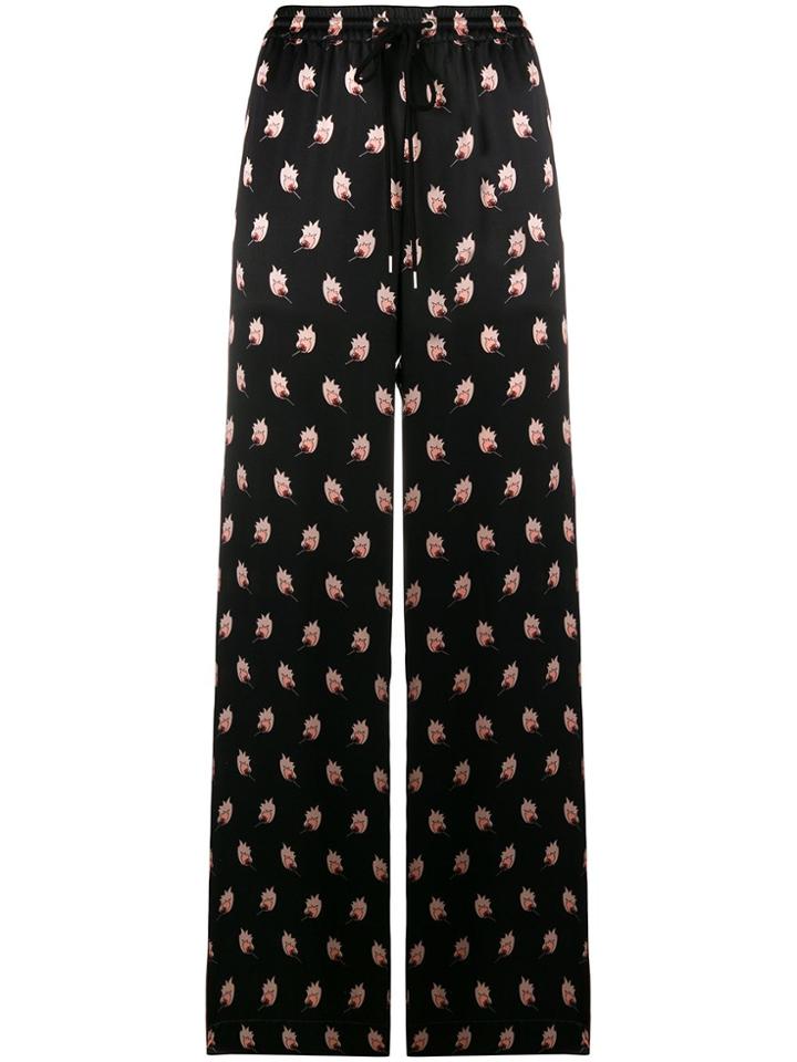 Markus Lupfer Alexis Printed Joggers - Black