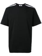 Msgm - Side Stripe T-shirt - Men - Cotton - L, Black, Cotton