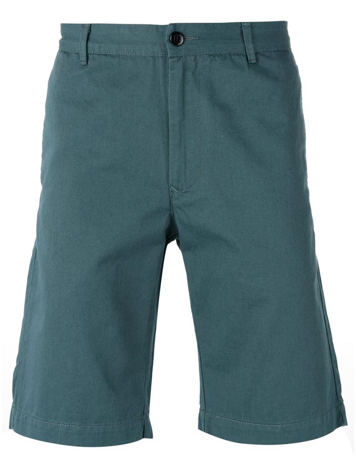 Bellerose Chino Shorts, Men's, Size: 40, Green, Cotton