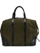 Dsquared2 Zipped Up Weekender Luggage, Green, Leather