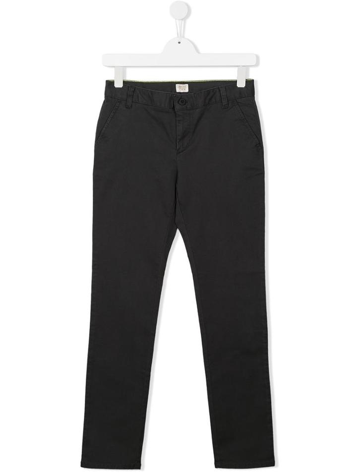 Armani Junior Classic Chinos, Boy's, Size: 15 Yrs, Grey
