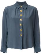 Yves Saint Laurent Vintage Cutaway Collar Shirt - Grey