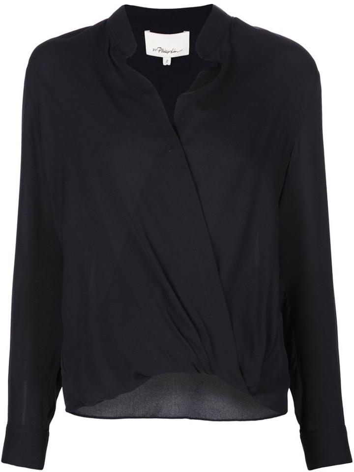 3.1 Phillip Lim Draped Wrap Shirt