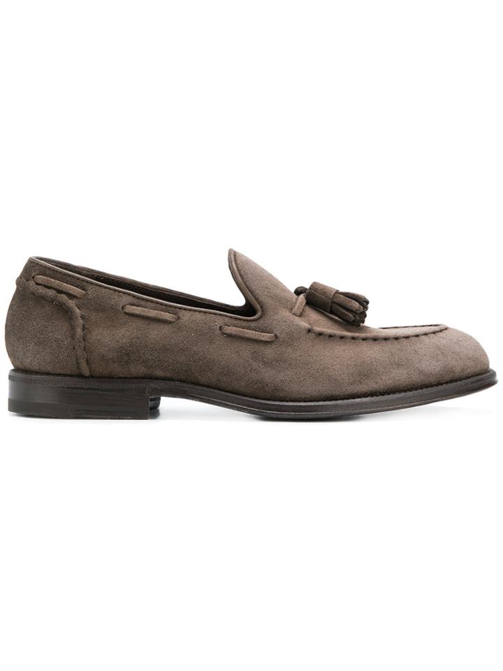 Henderson Baracco Slip-on Tassel Loafers - Grey