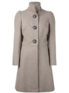 Vivienne Westwood Anglomania Single Breasted Coat, Women's, Size: 42, Nude/neutrals, Polyamide/viscose/cashmere/virgin Wool