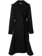 Jacquemus Flared Tailored Trench Coat - Black