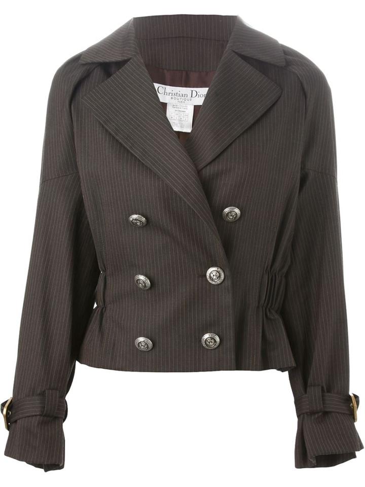 Christian Dior Vintage Pinstriped Jacket