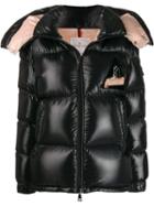 Moncler Logo Patch Puffer Jacket - Black