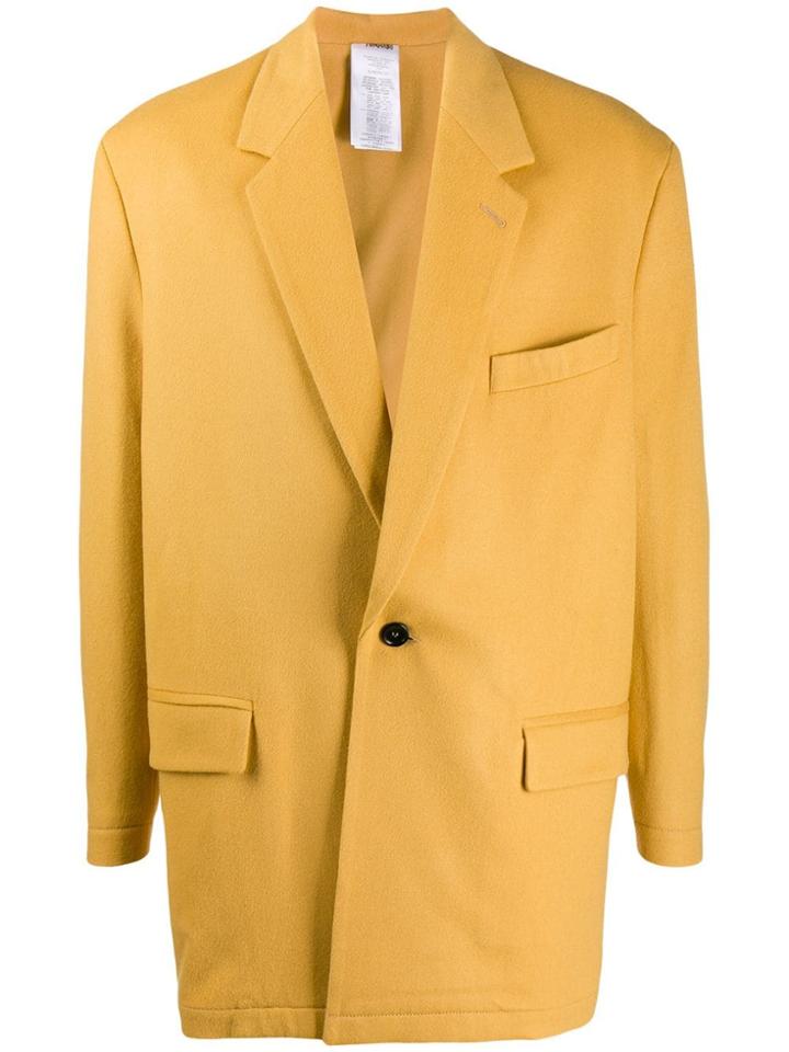 Magliano Party Monopetto Oversized Blazer - Yellow
