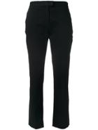 Ps By Paul Smith Cropped Tailored Trousers - Black