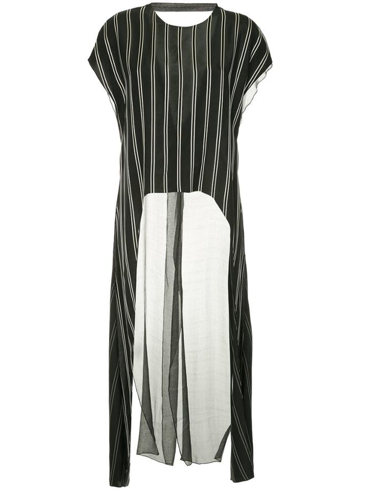 Esteban Cortazar Cape Blouse - Black