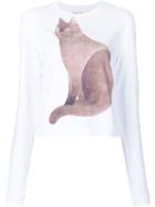 Arthur Arbesser Signature Cat Print Sweatshirt