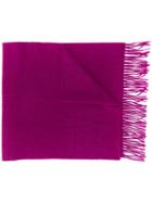 N.peal Large Woven Cashmere Scarf - Pink