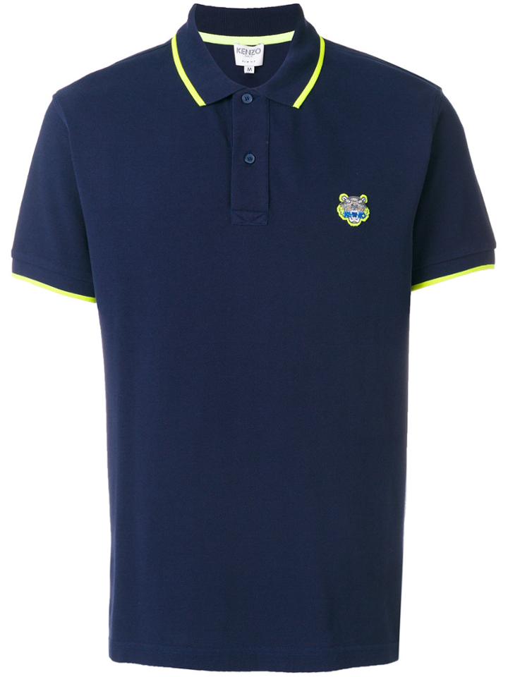 Kenzo Mini Tiger Polo Shirt - Blue
