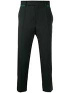 Haider Ackermann Contrast Embroidery Trousers - Black